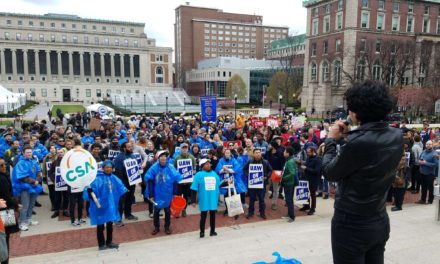 Reports from the Picket Line: A Rousing Day for Solidarity at Columbia