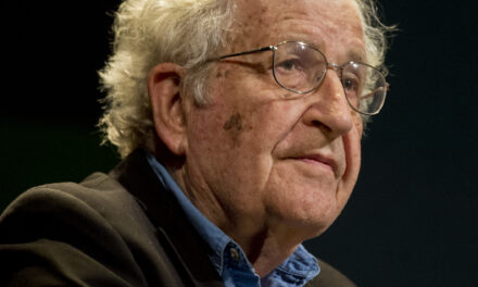 NOAM CHOMSKY SAYS, FIGHT FOR THE REVOLUTION IF YOU WISH, BUT OUR IMMEDIATE DESTINY, IF WE ARE LUCKY, IS REGIMENTED CAPITALISM